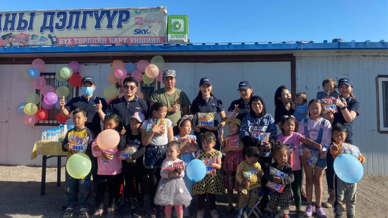 Thiess Care delivers joy on Childrens Day in Mongolia