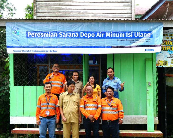 Thiess Melak project enhances local community with refillable drinking water facility